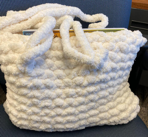 White Fluff Bag (exterior)