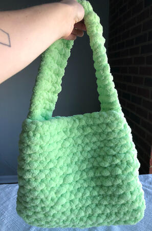 Green Fluff Bag