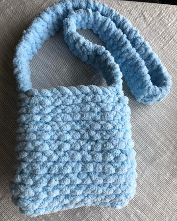 Blue Sparkle Bag